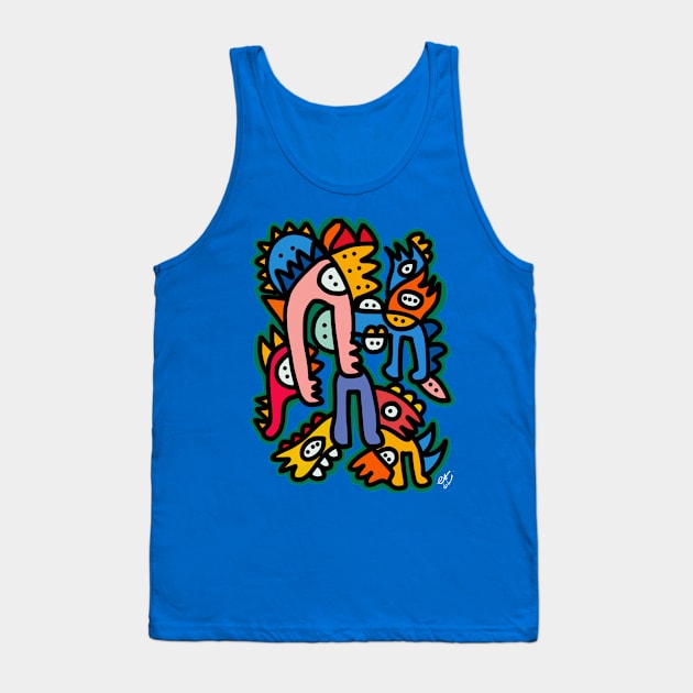 The King and his friends Tank Top by signorino